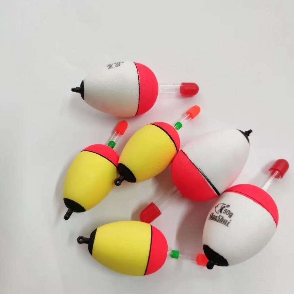 1ks Lehký EVA plovoucí bójka svítící ve tmě pro rybaření a rafting stabilní rybářské vybavení pro rybářské nadšence, rodinné výlety, cyklistiku