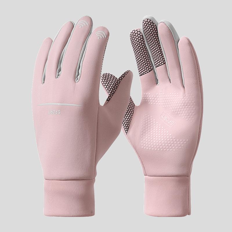 Cheap Thermal Outdoor Sports Women Winter Warm Gloves M розовый