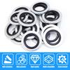 M16 Aluminium Alloy Rubber Gasket Car Oil Sump Drain Plug Sealing Gaskets Rings Washer for Renault Clio Duster Espace Fluence