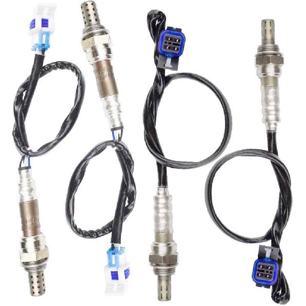 4PCS Oxygen O2 Sensor for 2004 2005 2006 Chevrolet Chevy Express 1500 Express 2500 4.3L/4.8L/5.3L/ 6.0L Upstream + Downstream