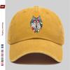 Pc Unisex Wolf Head Pattern Printed Baseball Cap with Colorful Wolf Print Design Sun Hat Hunting Decor Hat Adjustable Strap