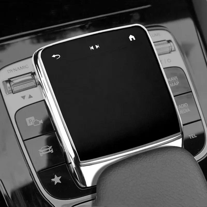 TPU Sticker For Mercedes Benz A B GLS GLE GLB Class W167 W177 W247 Car Console Multimedia Mouse Protection Film Decoration Trim
