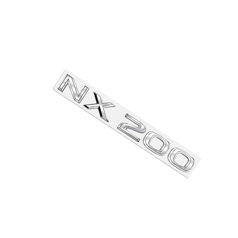 Metal Emblem Car Sticker Badge Decal Body Trunk Decor for Lexus Hybrid GS300 GS430 GS460 GX400 NX300 RX300 Chrome Silver
