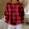 Women's Casual Shirts Long Sleeve Tops Button Up V Neck Loose Knit Fall Favorites For Women