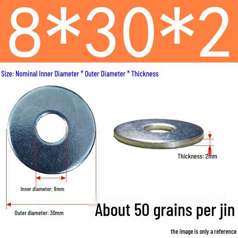 Galvanized Oversized Metal Washers M3-M60