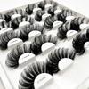New Wholesale 30MM Mink Imitation Eyelashes, Russian Curls and Messy Styles, European and American Thick Curls with 5D False Eyelashes