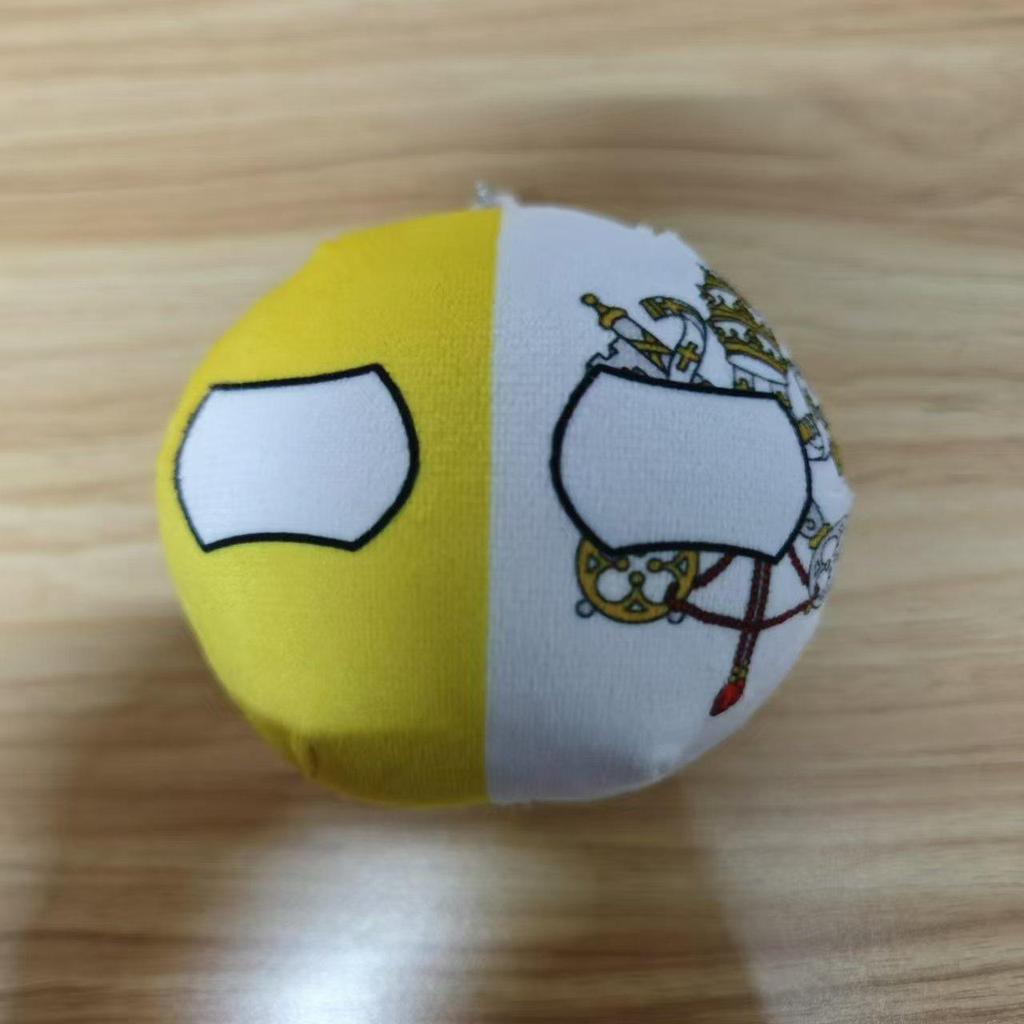 10cm Polandball Plysjleketøy Storbritannia Ukraina Tyskland Countryball Utstoppet Dukke Dekorasjon
