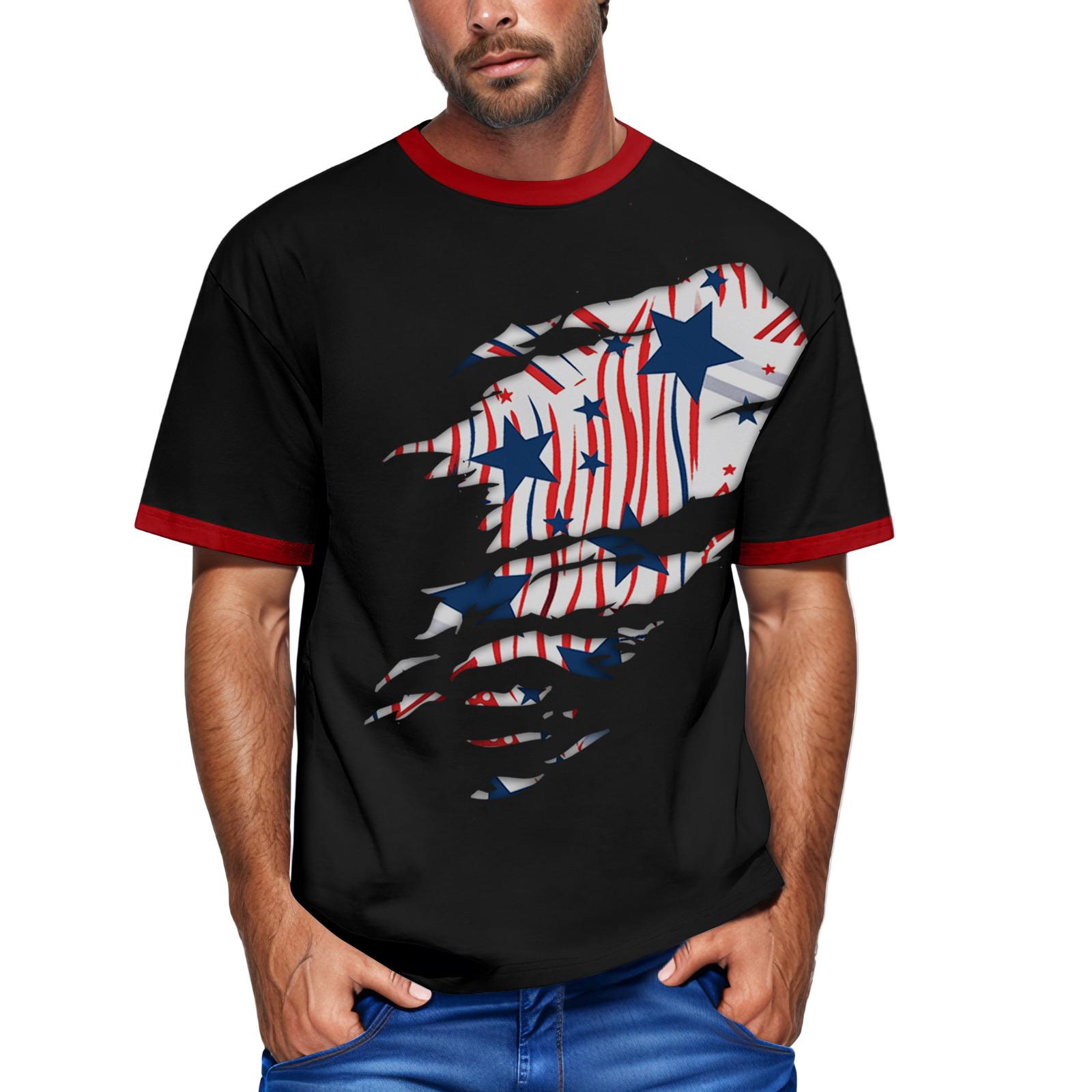 

Мужская футболка Футболки с графическим текстом Pool3D печать Уличная повседневная одежда с короткими рукавами и принтом Базовая одежда XXL винный