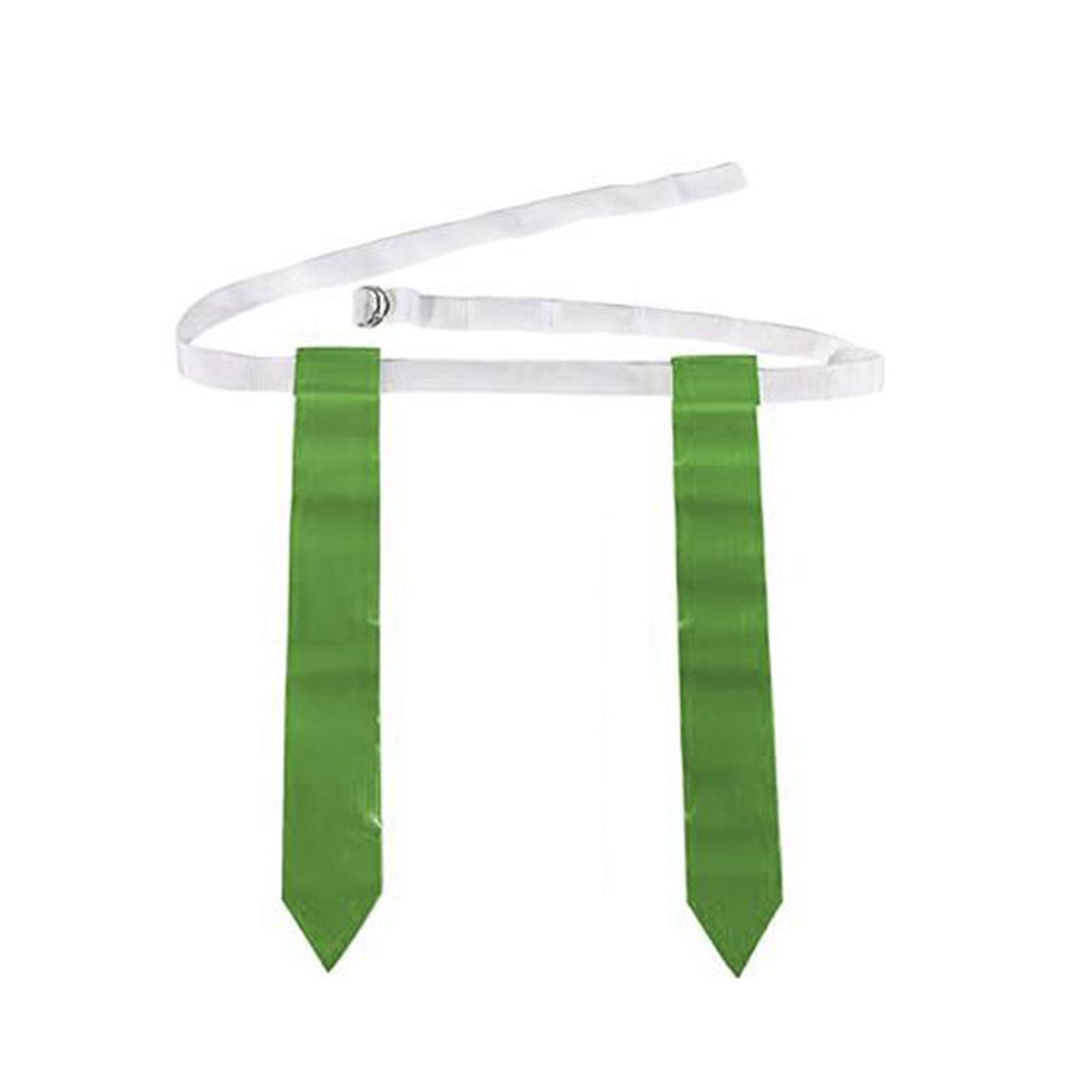 Rugby Waist Flag Belt Outdoor Flags Multiuse Football Belt Soccer Rugby Flag Football Game Belt Flag Rugby Waist Belt 2