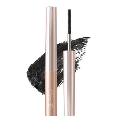 MilleFee Metal Brush Mascara Long Curl Keeping Ultra Fine (01 Black) Oil-Based