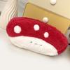 Cute Cartoon Plush Vegetable Fruit Pencil Case Cute Banana Broccoli Garlic Plush Multifunctional Large Capacity Stationery Bag