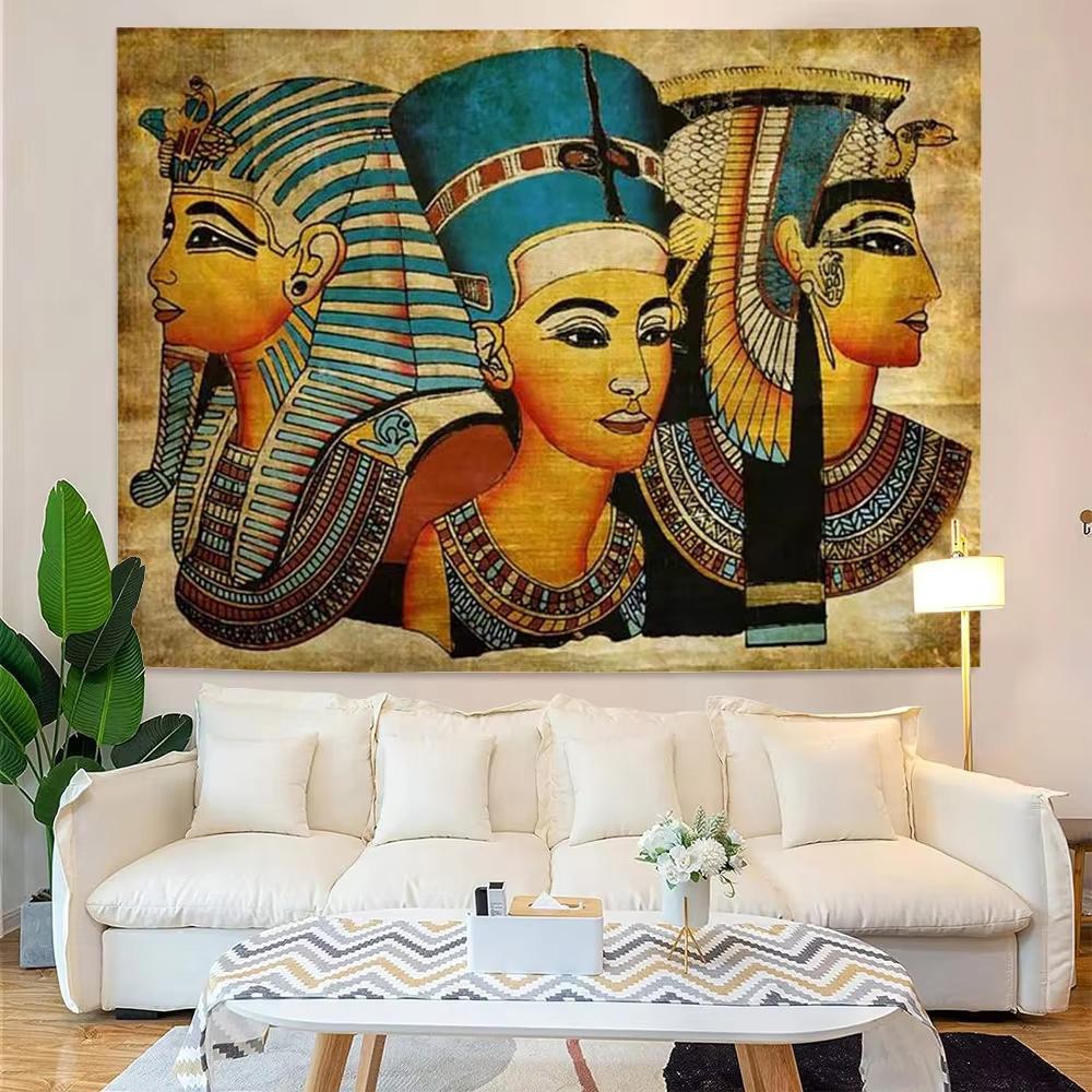 Ancient Egyptian Tapestry Holy Beetle Elephantine Scandinavian Style Living Room Room Decoration