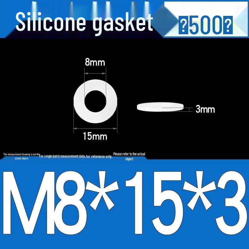 Silicone High-Temp Waterproof Gasket & Shock Absorbing Seal Pad