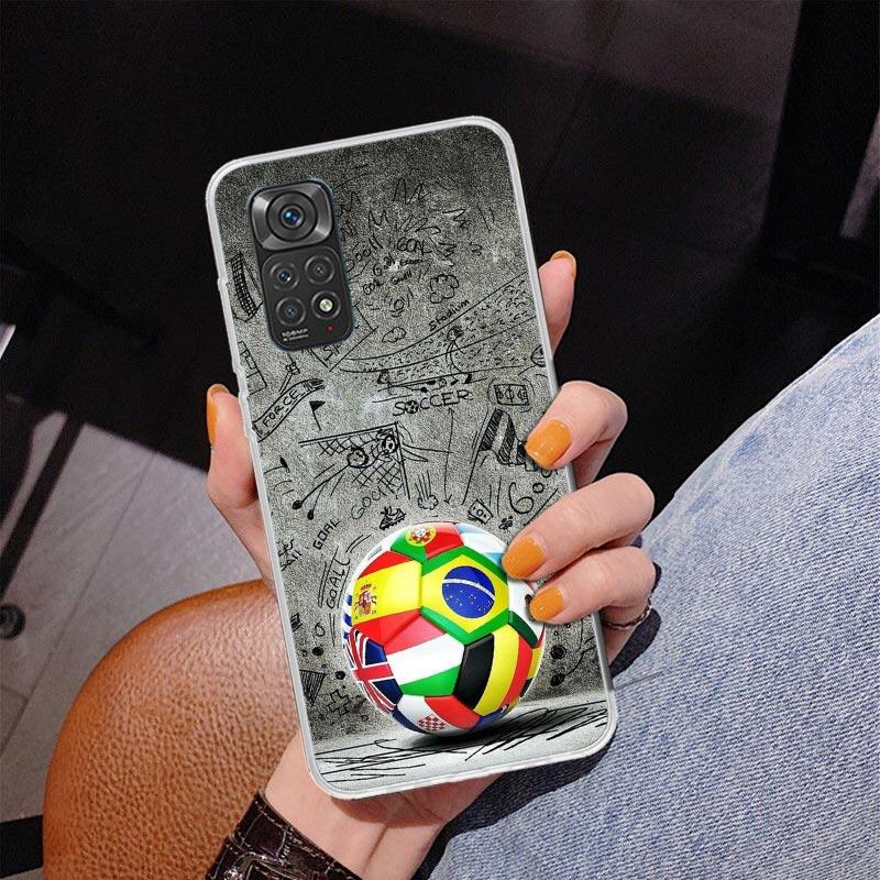 Football Soccer Ball Design Phnoe Case for Phnoe Case for Xiaomi Redmi Note 15 14 14S 13 Pro Plus 12 12S 11S 11E 10S 10 11T 5G U