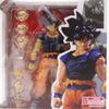 Dragon Ball Shf Anime Son Goku Mo Qi Free Extreme Intent Blue Fight Vest Built In Iron Wire Joint Movable Collection Doll Gift
