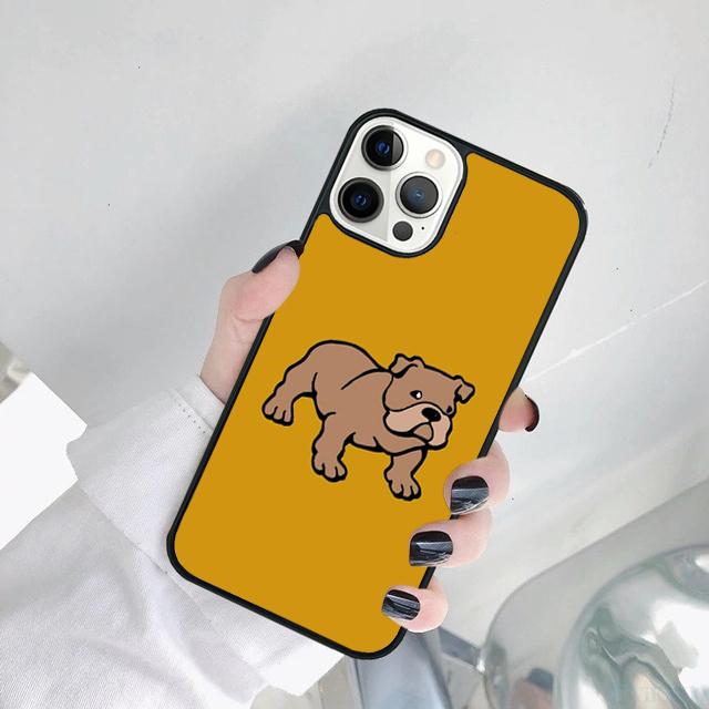 British English Bulldog Phone Case Cover For iPhone 17 Air 16 15 14 SE 2020 11 12 13 Pro MAX Plus