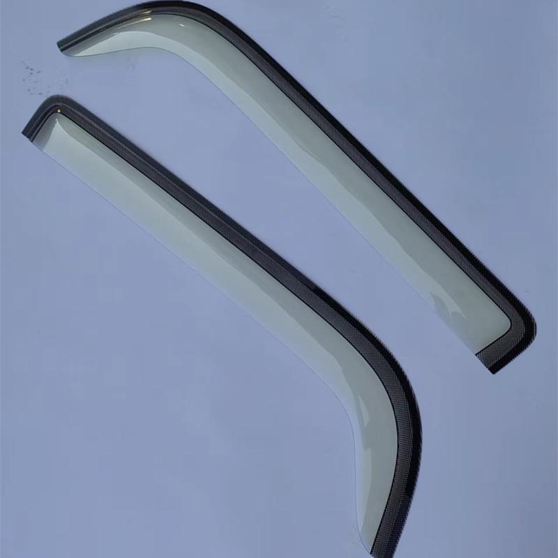 Compatible with Foton Aumark S1/S3/S5: Car Window Sun and Rain Visor Shield with Logo