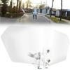 VANCROSER Motorcycle Windscreen Extension, Wind Deflector, Additional Windshield, PMMA Material, Universal Motorcycle Windscreen, Adjustable Bolt-on,
