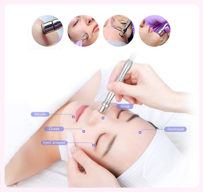 3-in-1 Diamond Microdermabrasion Machine for Face | Professional Home Skin Care Device with Vacuum Glass Tube & Spray Bottle