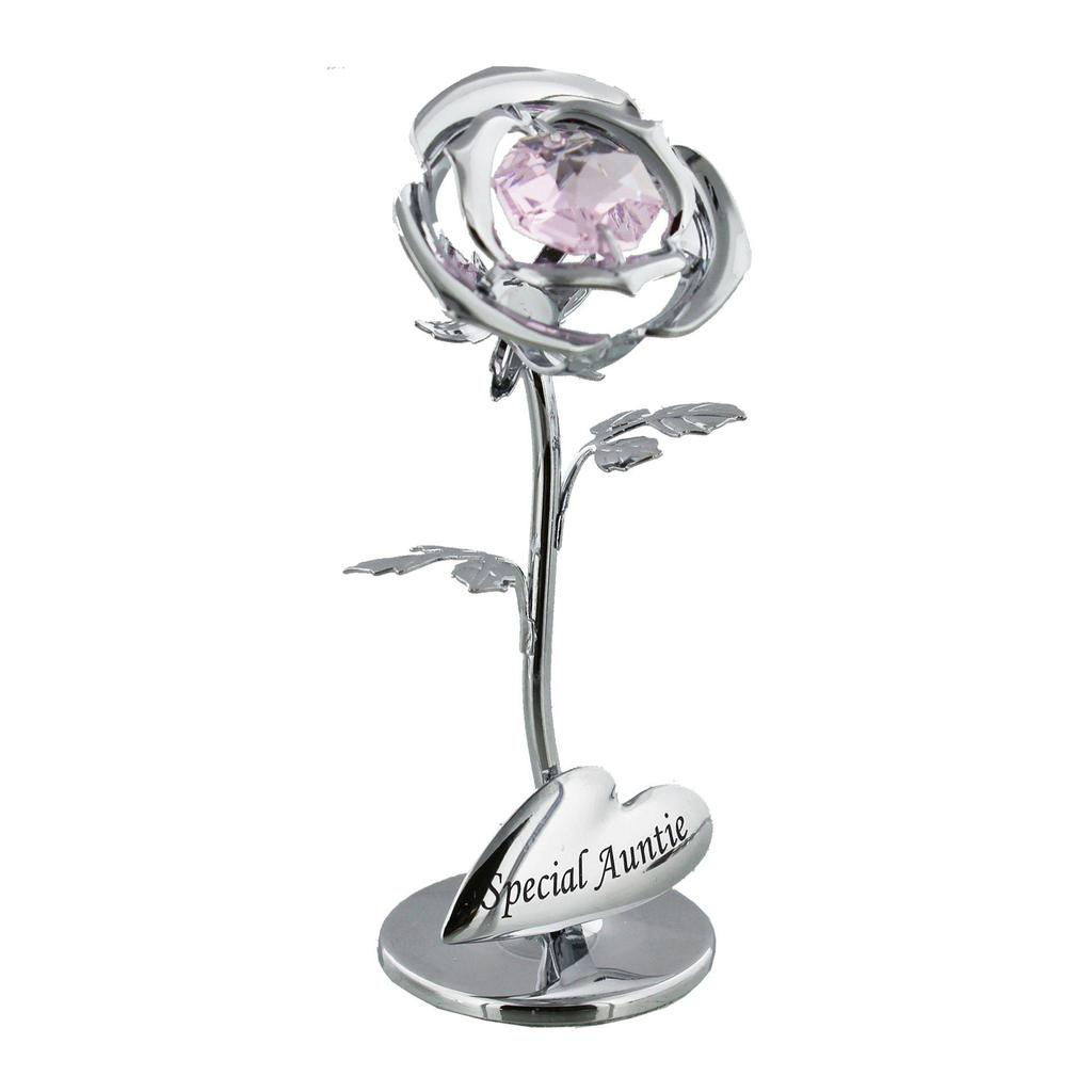 Crystocraft Special Auntie Rose Celebration Ornament