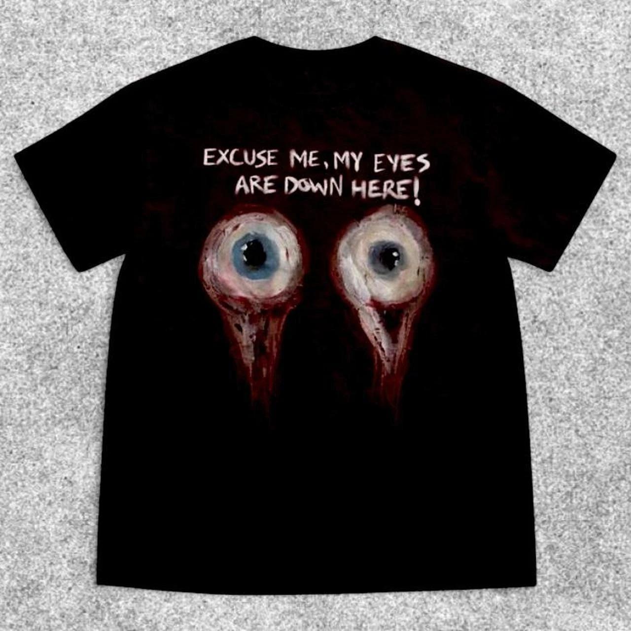 excuse me , my eyes are down here tshirt _ vintage movie tshirt 3XL
