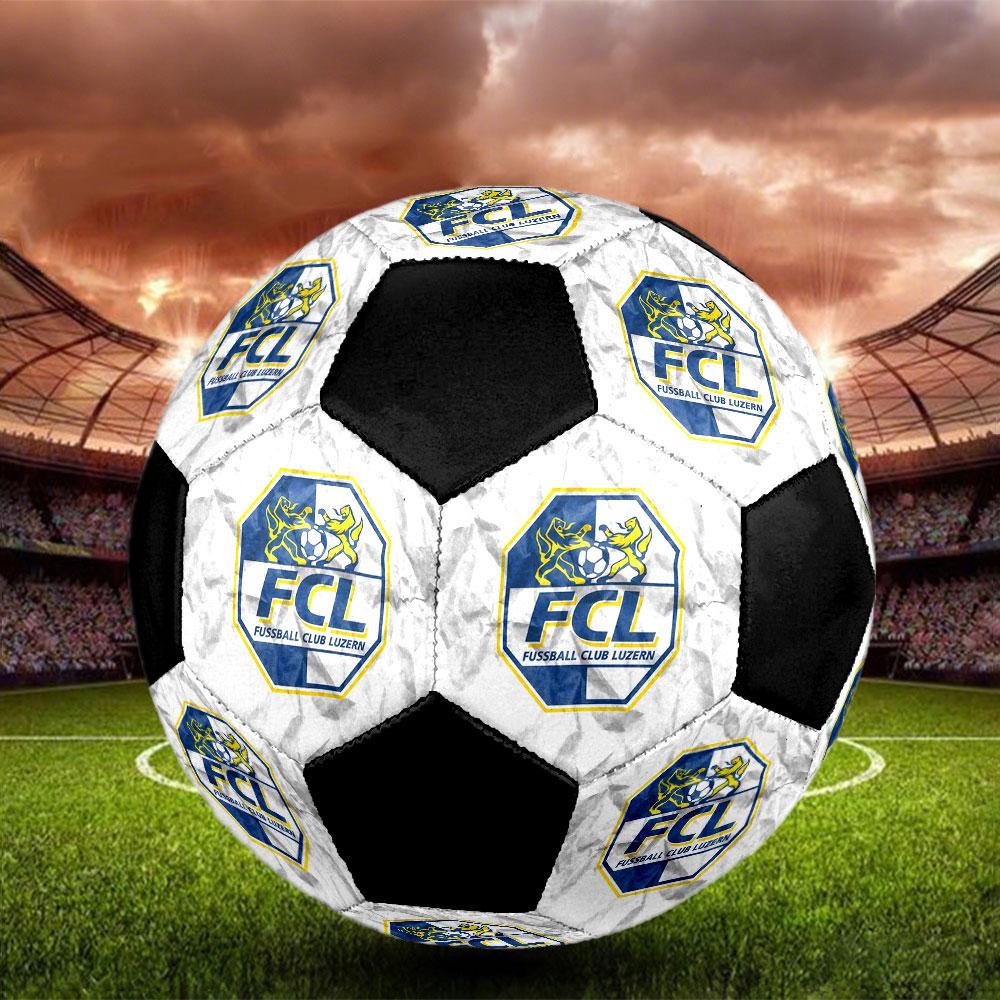 1PC Fussball Club Zürich size 5 soccer ball PrahaIndoor Soccer Ball Colorful All Ages Machine Stitched PVC Competition Ready Durable High-Bounce