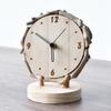 Jushang Life Log Table Clock Living Room Simple Clock Ornament Desktop Silent Creative Table Clock
