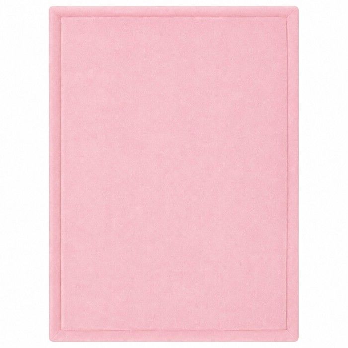 Tapis Enfant GINGER HOME LOLLA, Mousse Mémoire 150x200x3,5 cm, Doux, Imperméable, Antidérapant, Rose