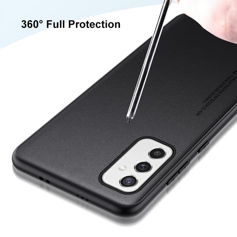 Luxury PU Leather Case For Samsung Galaxy M52 5G Back Cover Matte Silicone Full Protection Phone Case For Samsung M52 5G Coque