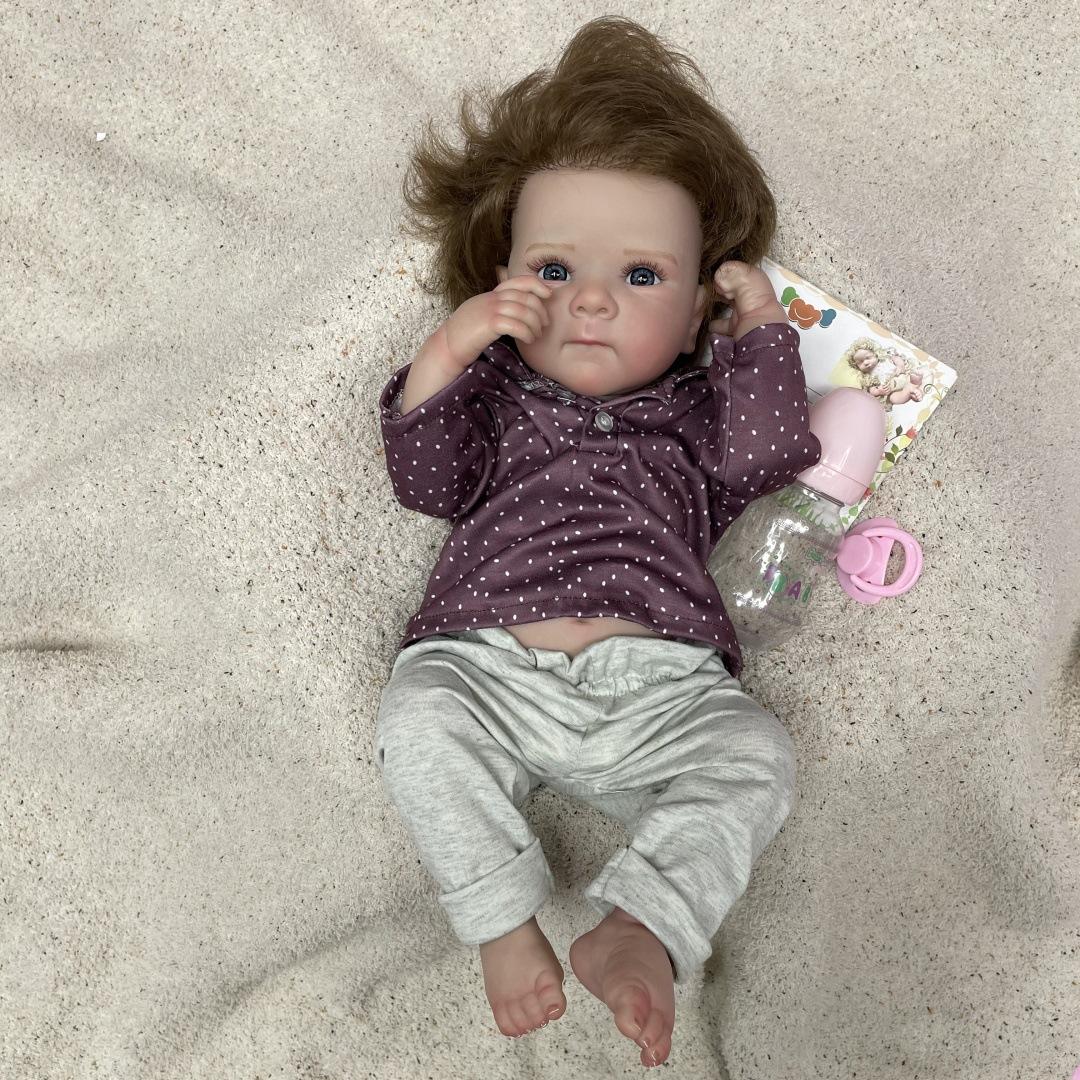 

NPK 18-дюймовая кукла для мальчиков Reborn, мягкая силиконовая кукла для ванны всего тела Бетти