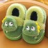 Children's Cute Rabbit Non-Slip Plush Slippers - Warm, Thick Sole, Heel-Covered, Available In Small, Medium, Large.