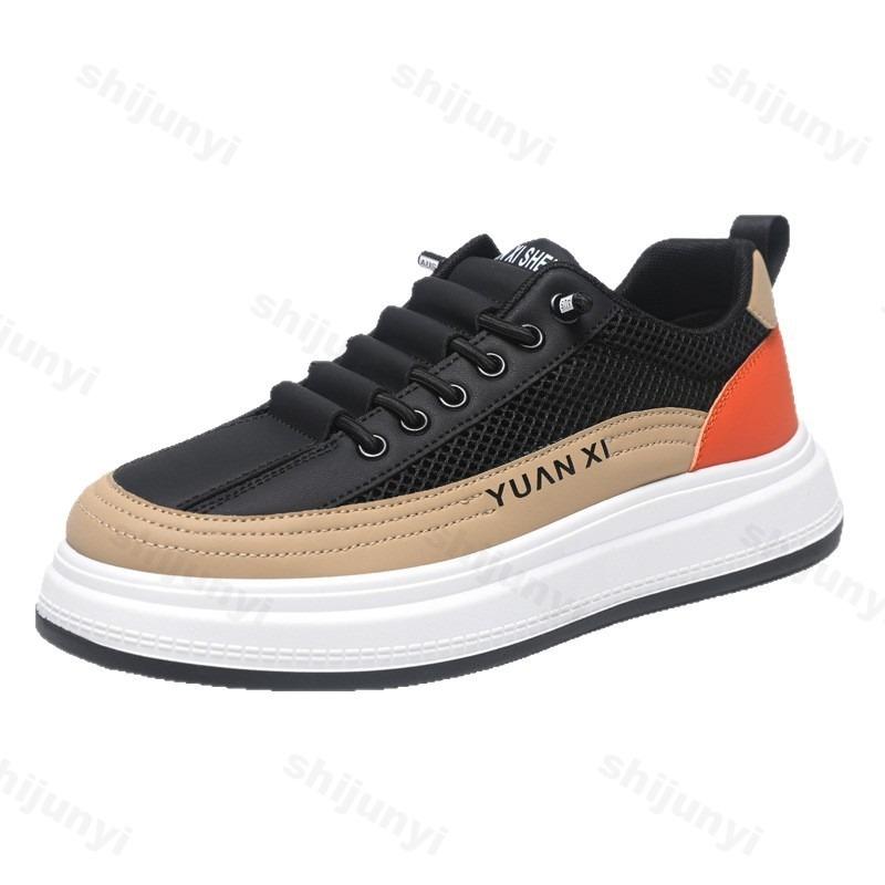 Summer Men's Sports Shoes 2025 Platform Mesh Breathable Comfortable Non Slip Casual Shoes Outdoor Running Sports Shoes Sneakers