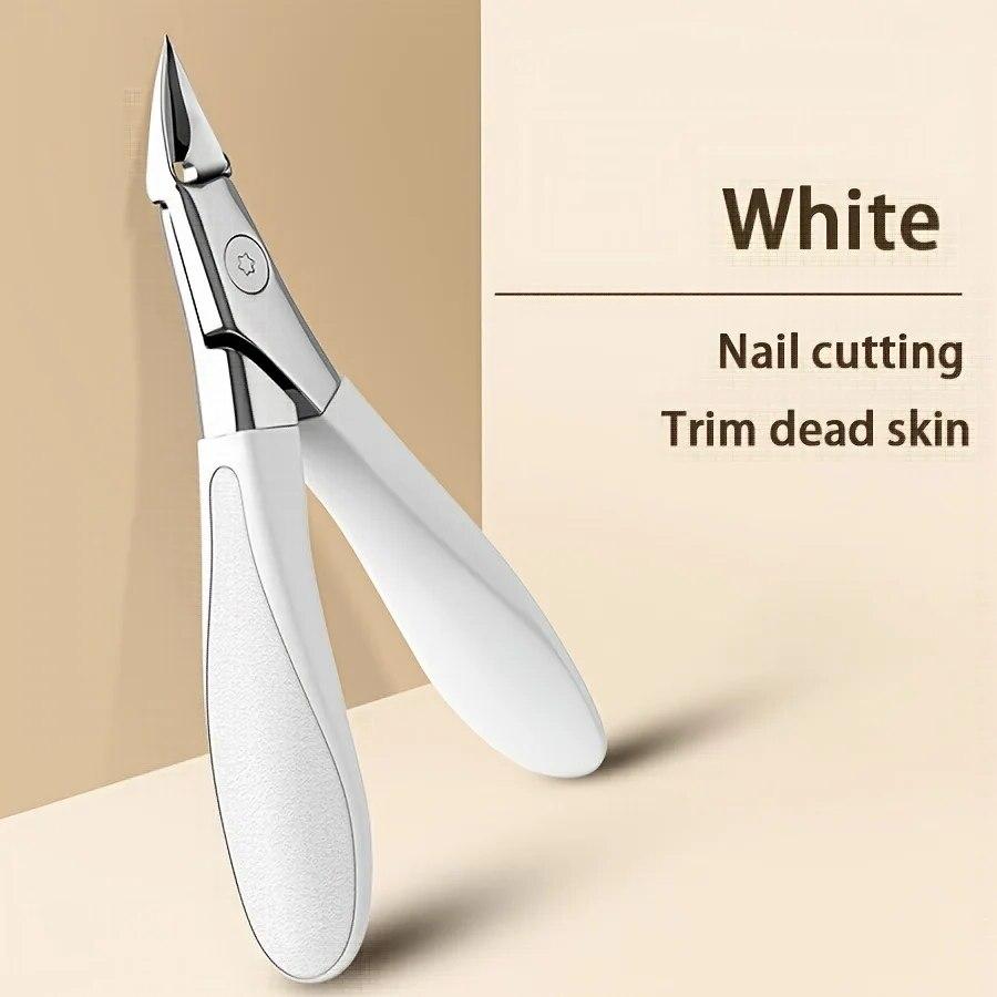 

1 шт. НОВЫЕ кусачки для ногтей, кусачки для ногтей на ногах, педикюрные маникюрные инструменты, наборы инструментов для профессиональной коррекции вросшей паронихии белый