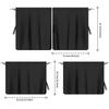 Car Privacy Curtains Set Air Conditioning Divider Curtain Front And Rear Seats & Side Windows UV Protection Sun Shade Isolation