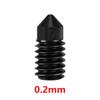 Nozzle For Bambu Lab A1/A1 Mini 0.2 0.4 0.6 0.8mm Hard Steel Brass Replaceable Nozzle For Bambulab A1 Upgrade Hotend