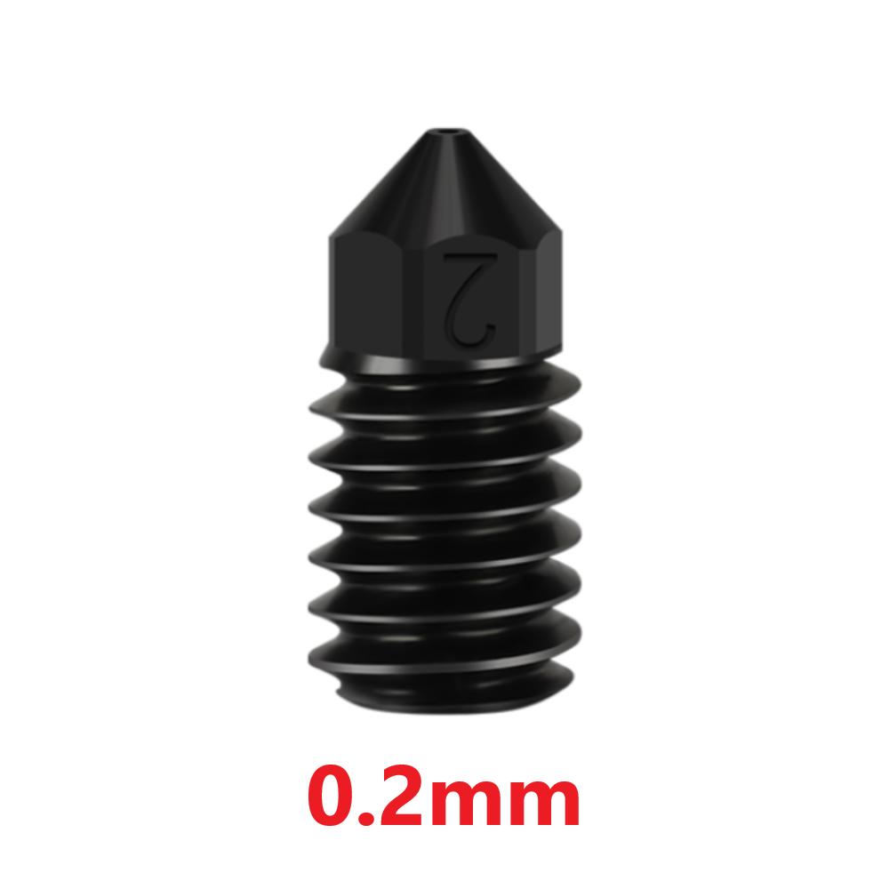 Nozzle For Bambu Lab A1/A1 Mini 0.2 0.4 0.6 0.8mm Hard Steel Brass Replaceable Nozzle For Bambulab A1 Upgrade Hotend