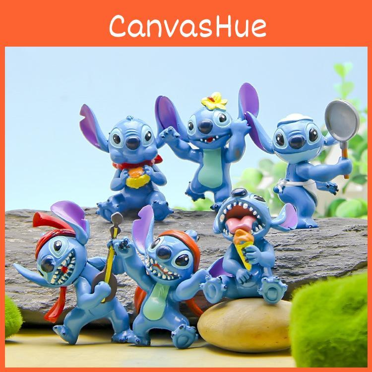 Stitch Singing Dancing Ice Cream Food And Music Theme Mini Model For Backpack And Mobile Accessory