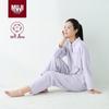 MUJI Women's Seamless Double Gauze Cotton Pajama Set