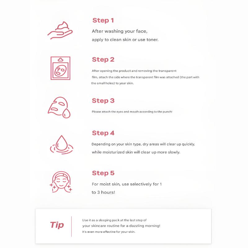 TENZERO Maseczka Kolagenowa PDRN Kwas Hialuronowy