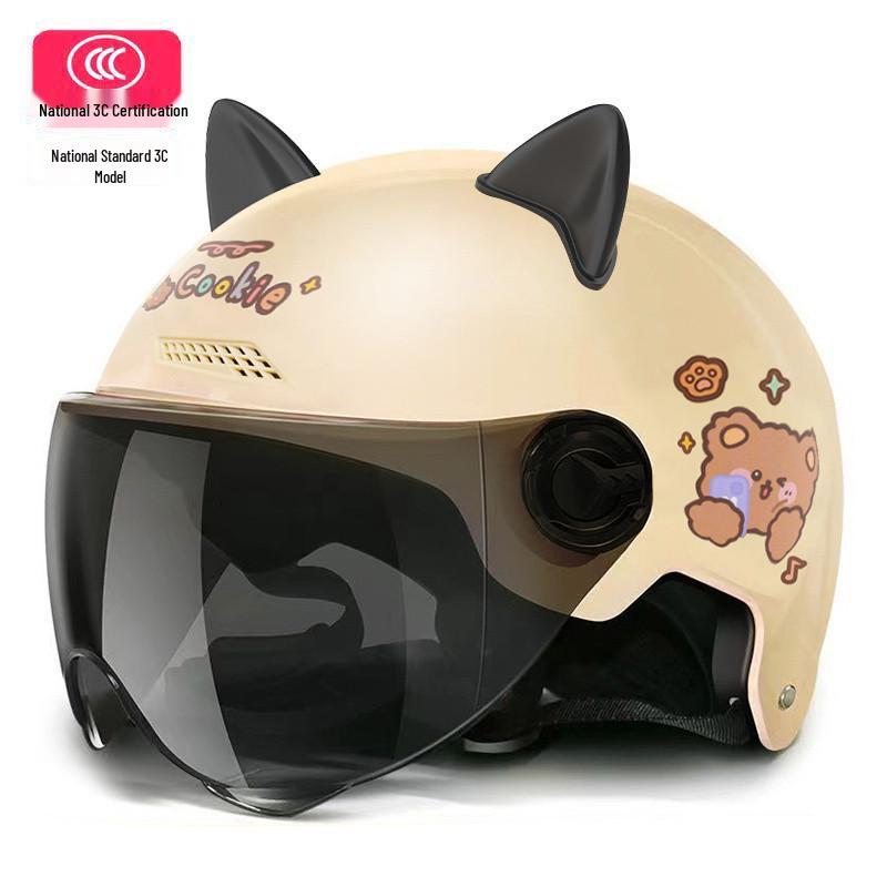 Certified All-Season Electric Motorcycle Helmet for Men and Women, Ideal for Summer Riding, Free Shipping Included