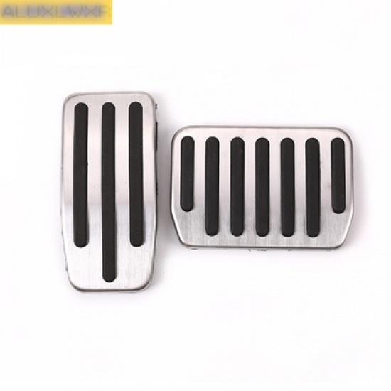 

2 шт., автомобильный акселератор из алюминиевого сплава, педаль газа, тормоза, педаль сцепления, автомобильные аксессуары для модели tesla 3 Y 2 pieces