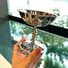 Stainless Steel Dessert Cup Retro Ice Cream Bowls Elegant Sorbet