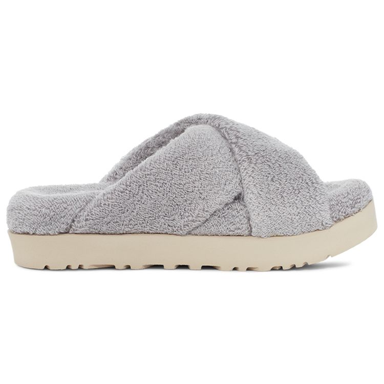 UGG Eco-Friendly Recycled Series Fabric Comfortable Casual Fashion Sandals Women Sandals Metallic-Gray 1126385-MGR