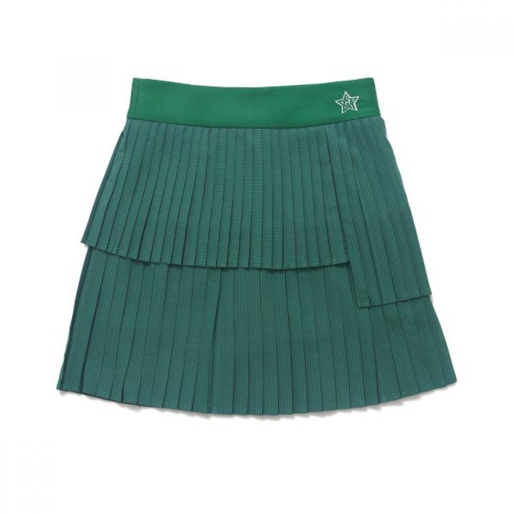 Blu Dot Layered Pleats Skirt Gn