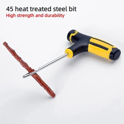 Auto Motorrad Reifenreparaturwerkzeug Reifenreparaturset Spikeset Auto Fahrrad Schlauchloser Reifen Reifen Pannenstopfen Werkzeuge mit Gummistreifen