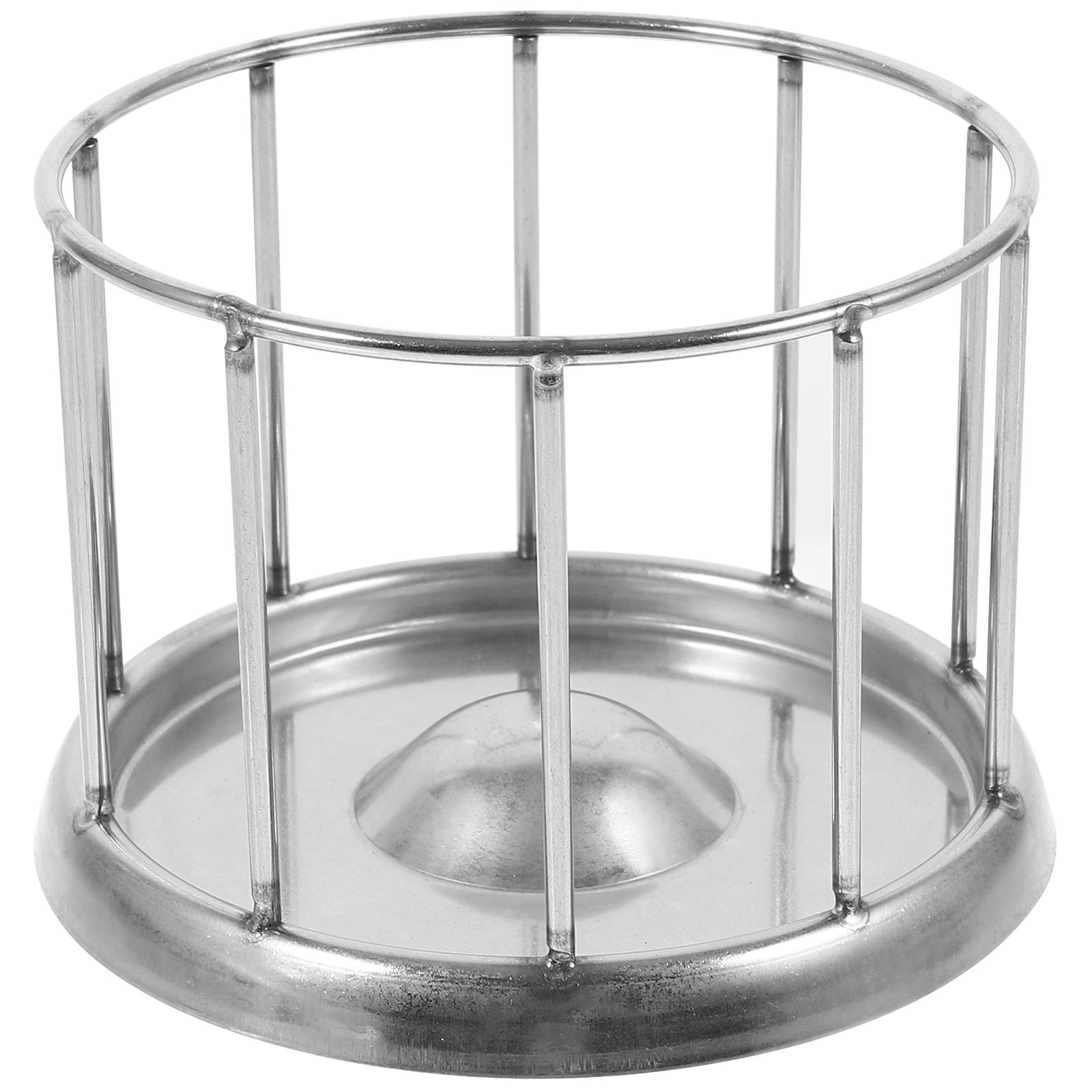 Stainless Steel Feeding Bowl Large Capacity Reptile Water Dish Terrarium Supplies Tortoise Water Bowl Reptile Food Bowl Reptile 11.00X11.00X8.00CM