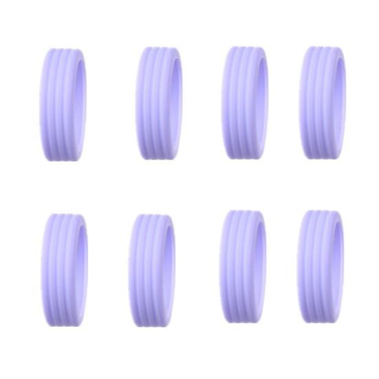 Yousheng 8 bucăți huse din silicon pentru roți pentru bagaje Îmbunătățește aventura de călătorie Minimizează zgomotul mâneci de protecție pentru bagaje