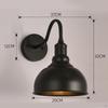 Elegant Metal Wall Sconce with E27 Lighting Fixture for Bedroom Decor