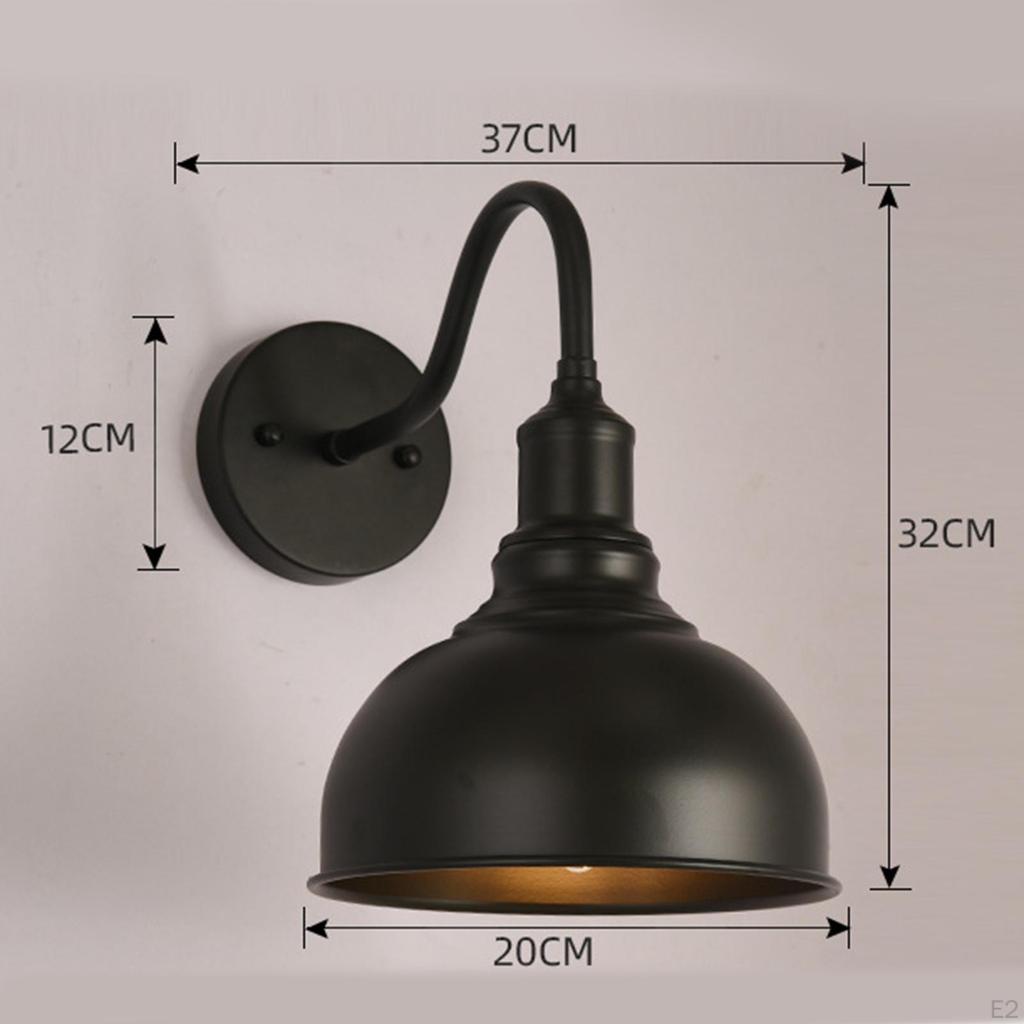 Elegant Metal Wall Sconce with E27 Lighting Fixture for Bedroom Decor