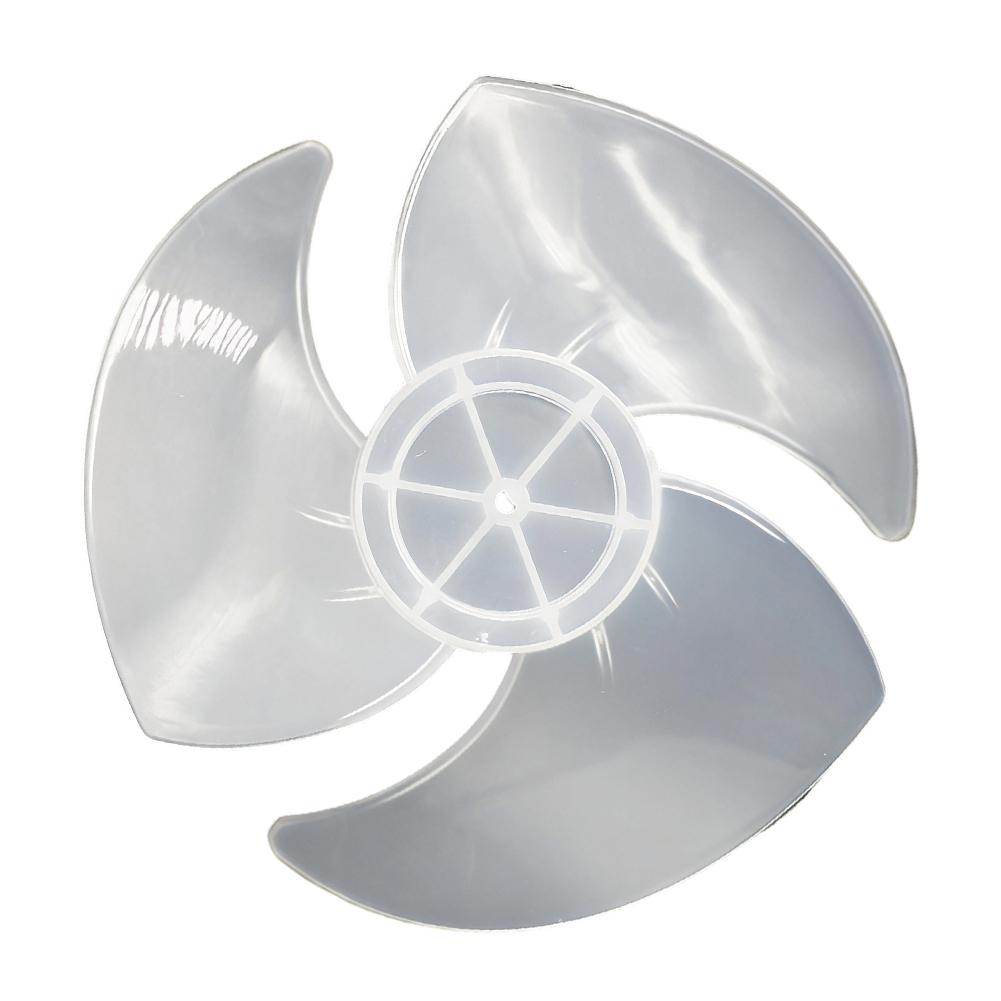 D hole Mount Fan Blade for Turbo Floor Fan PVC 3-Blade Air Circulation Replacement Compatible with Common Models